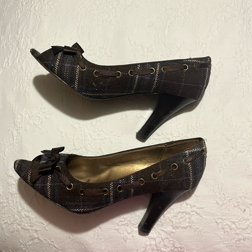 Steven Madden plaid shoes